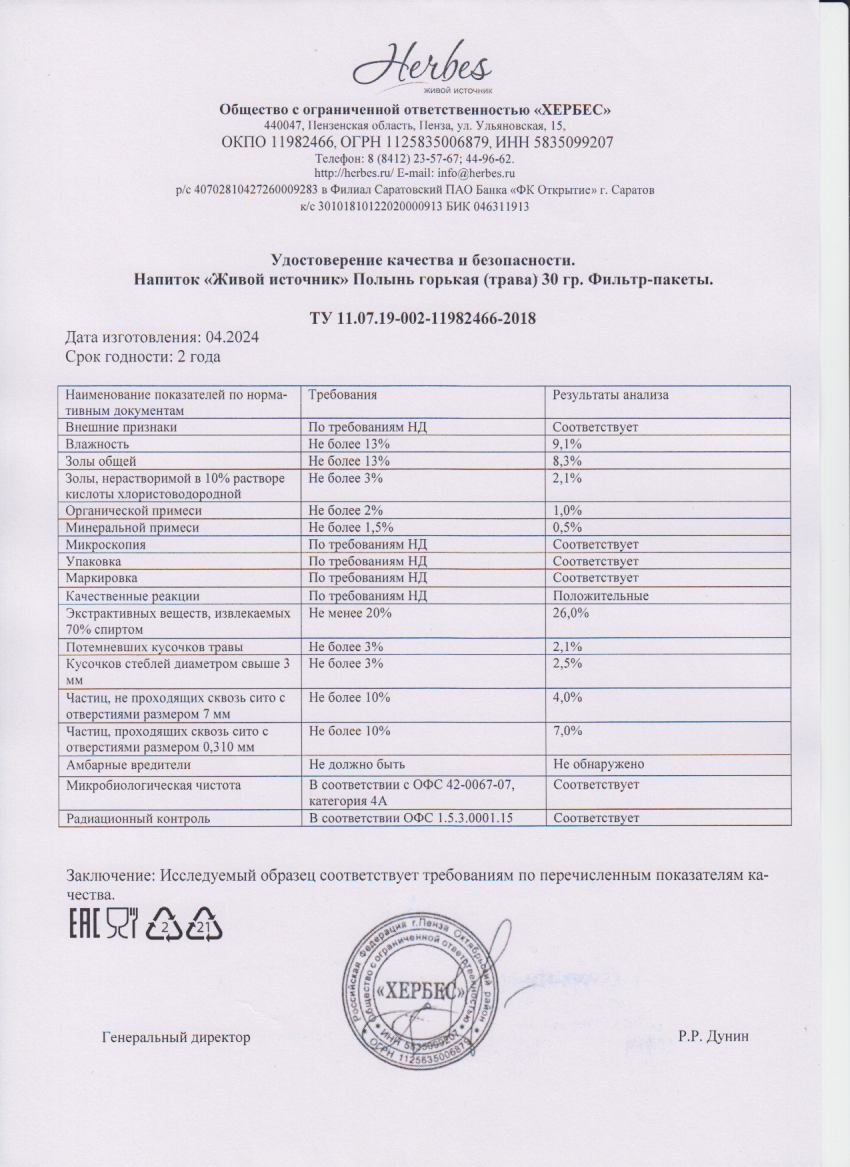 Паспорт №042024